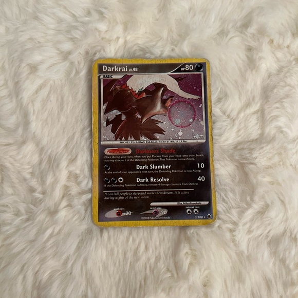 Pokémon Card Darkrai Majestic Dawn 3/100 - Picture 2 of 3